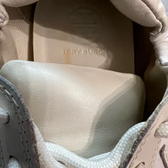 🎉HPx2🎉 Tory Burch Vintage Double T Trainer Sneakers - Picture 9 of 13